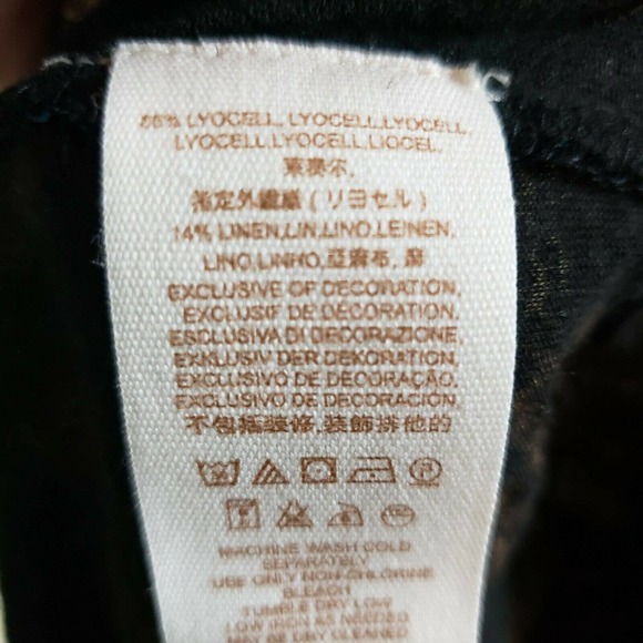 Free People Medallion Printed Top Linen Blend  XS - Picture 10 of 10